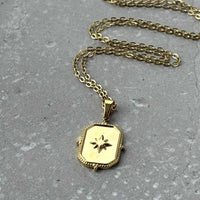 Tarnish Resistant Sun Frame Necklace