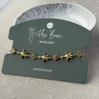Tarnish Resistant Star Zirconia Bracelet