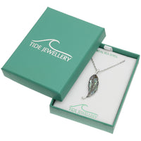 Paua Shell Leaf Necklace