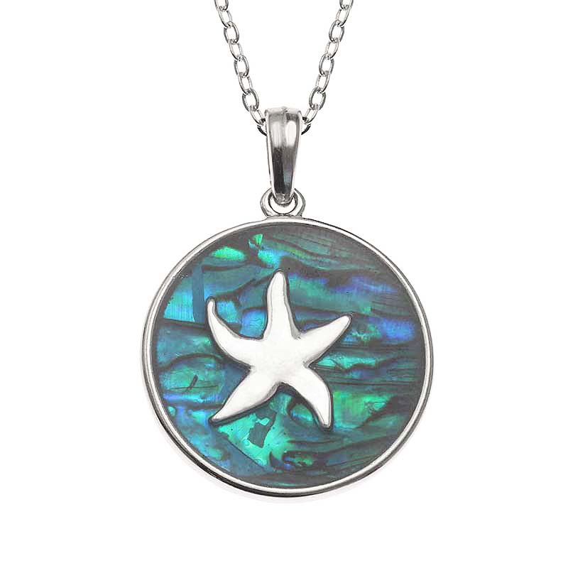 Paua Shell Starfish Necklace