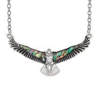 Paua Shell Eagle Necklace