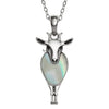 Mother of Pearl Goat Necklace