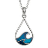 Paua Shell Cresting Wave Necklace