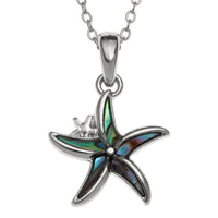 Paua Shell Starfish Necklace