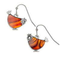 Paua Shell Little Hen Earrings