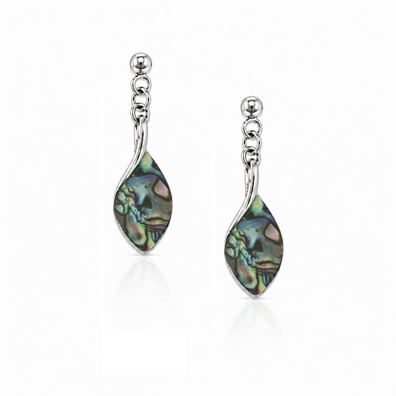 Paua Shell Classic Teardrop Stud Earrings