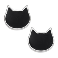 Black Cat Face Earrings