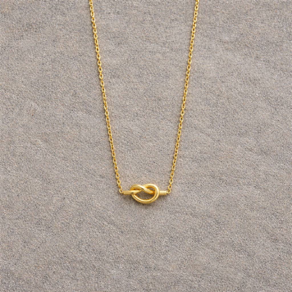 Tarnish Resistant Knot Necklace