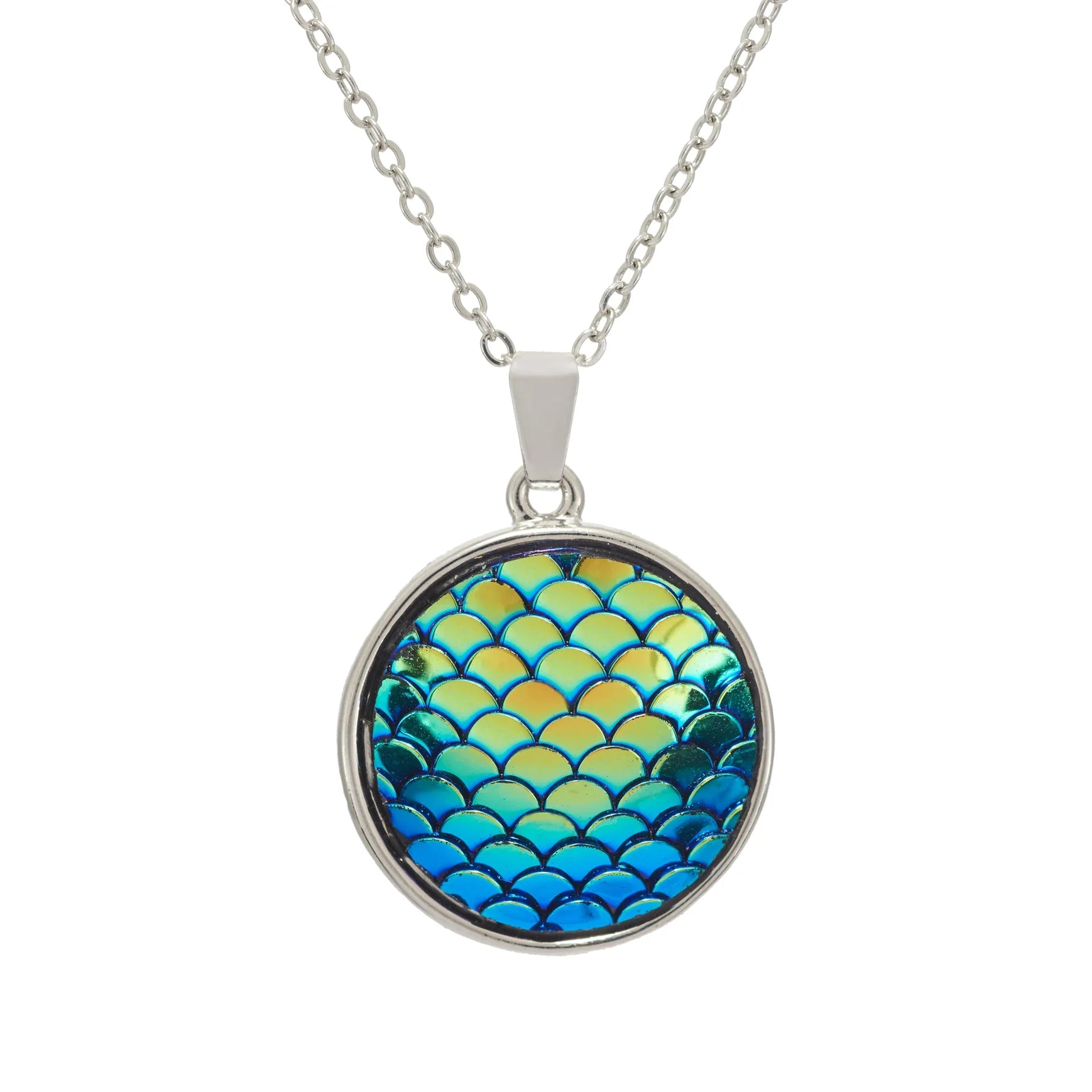 Paua Shell Rainbow Necklace