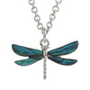 Paua Shell Dragonfly Necklace