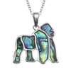 Paua Shell Gorilla Necklace