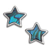Paua Shell Star Stud Earrings