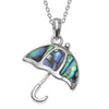 Paua Shell Umbrella Necklace