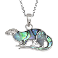 Paua Shell Otter Necklace