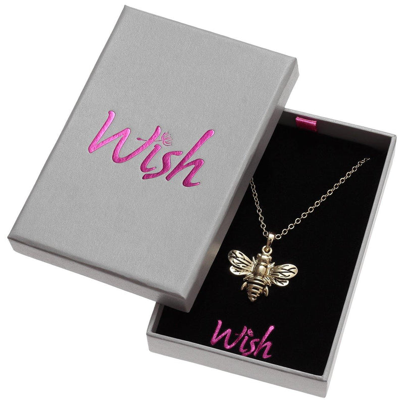 Golden Bee Necklace Boxed