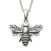 Silver Bee Necklace