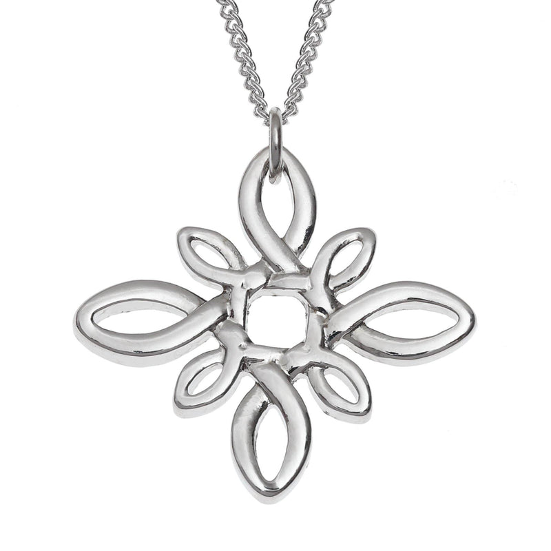 Celtic Knot Diamond Shaped Necklace