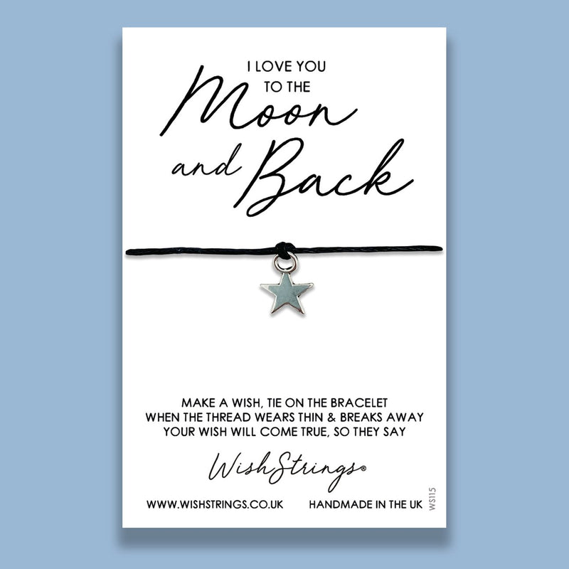 Moon and Back Friendship Bracelet